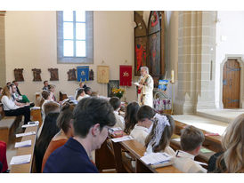 Dankgottesdienst der Kommunionkinder (© Karl-Franz Thiede)